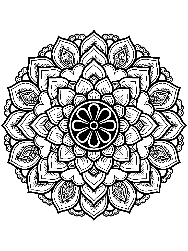 Mandala laser engraving Style DNA reference
