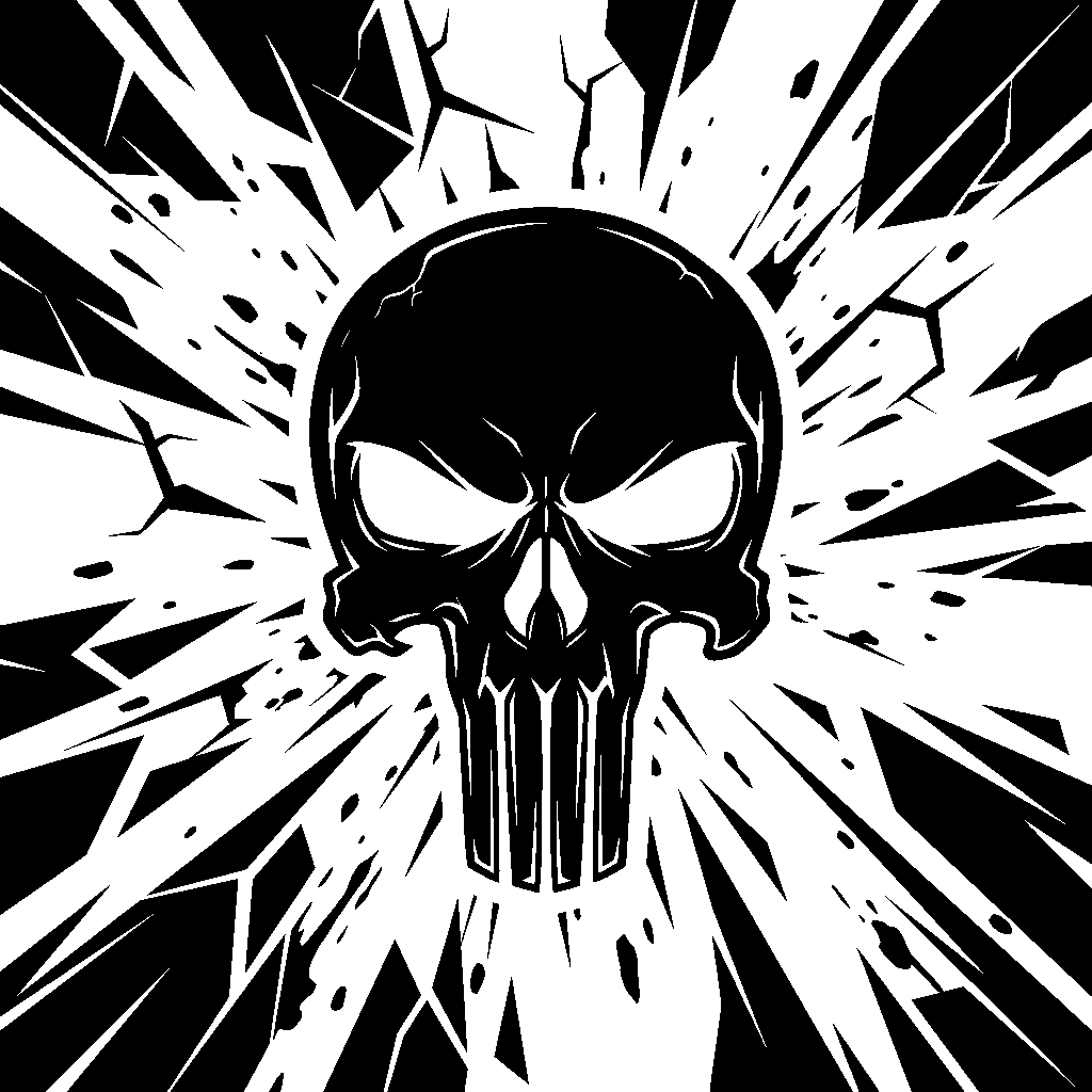 Operator Skull laser engraving Style DNA reference