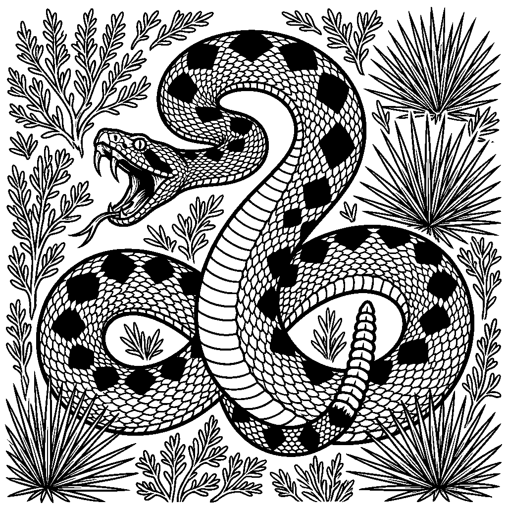 Rattlesnake Strike laser engraving Style DNA reference