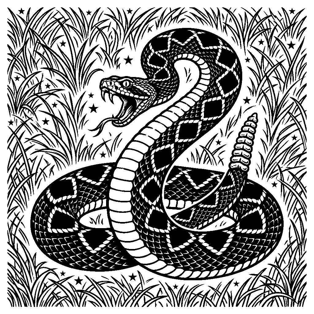 Gadsden Snake laser engraving Style DNA reference
