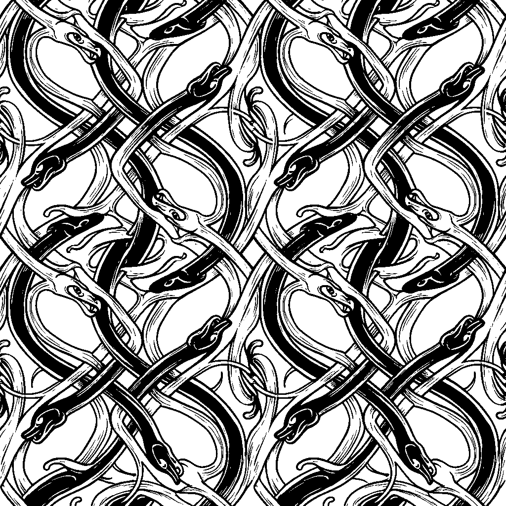 Viking Knotwork laser engraving Style DNA reference