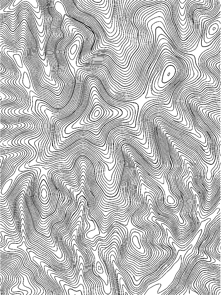 Topographic Relief laser engraving Style DNA reference