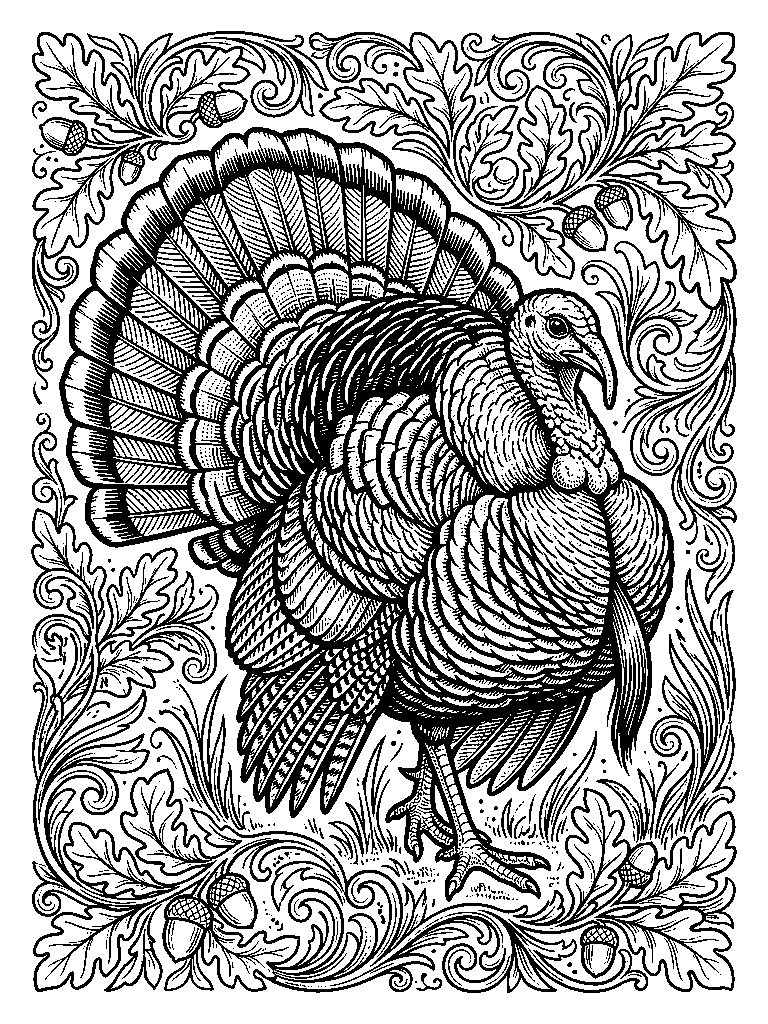 Wild Turkey Tribute laser engraving Style DNA reference