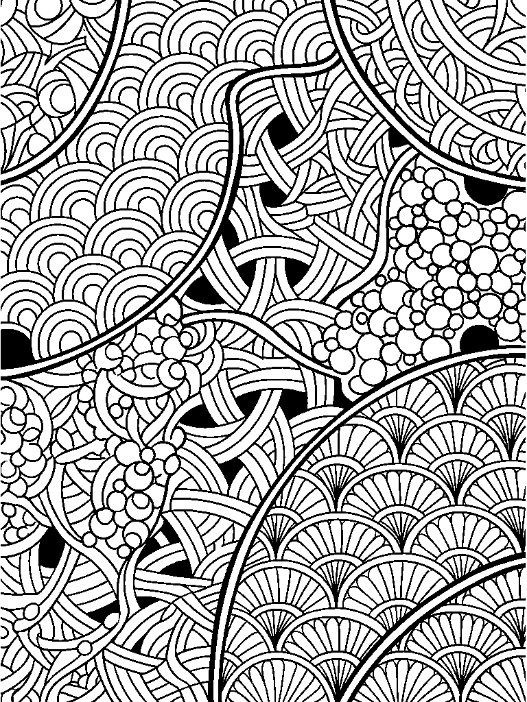 Tangle Pattern laser engraving Style DNA reference