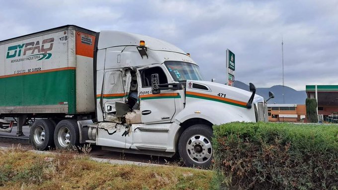 Choque en autopista Puebla Orizaba
