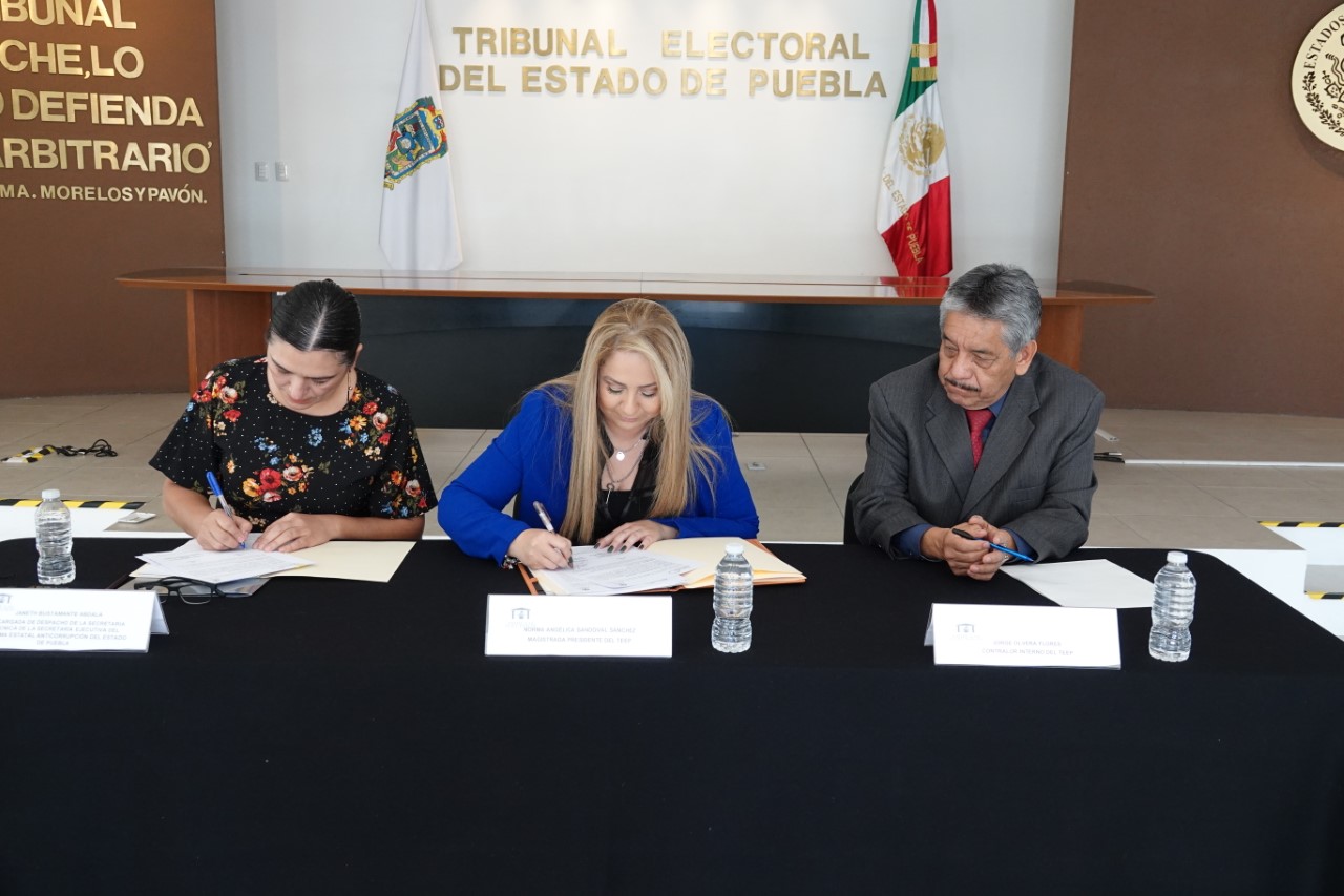 TEEP y Secretaría Ejecutiva del Sistema Estatal Anticorrupción