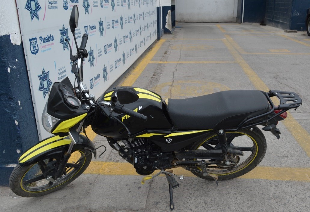 Moto decomisada