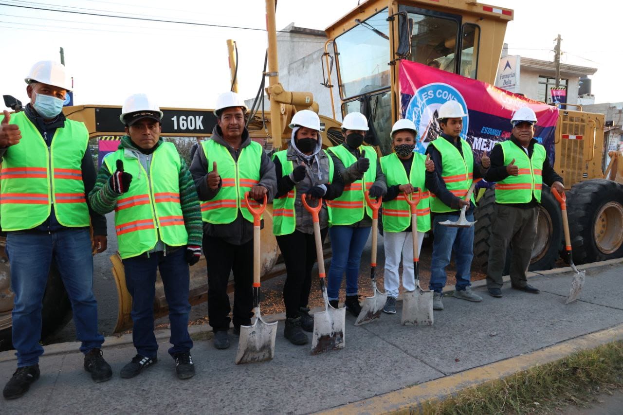 Obra de pavimentación