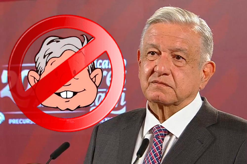 TEPJF determina sancionar a Morena por uso de la caricatura de AMLO en su  propaganda - Reto Diario