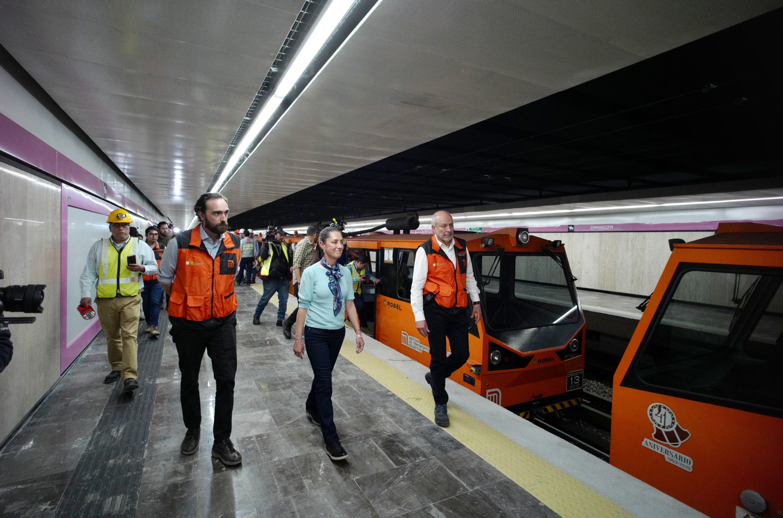 Línea 1 del metro, Claudia Sheinbaum
