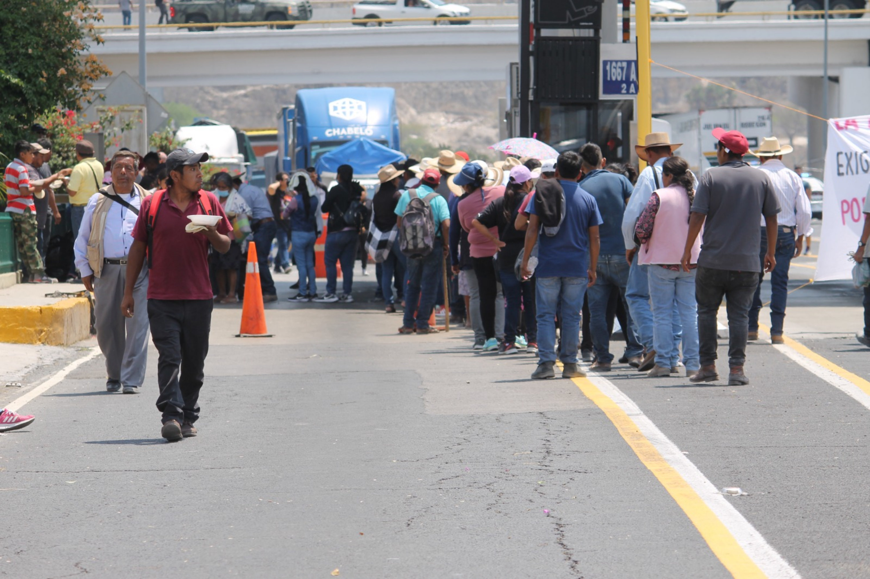 Bloqueo tres carreteras