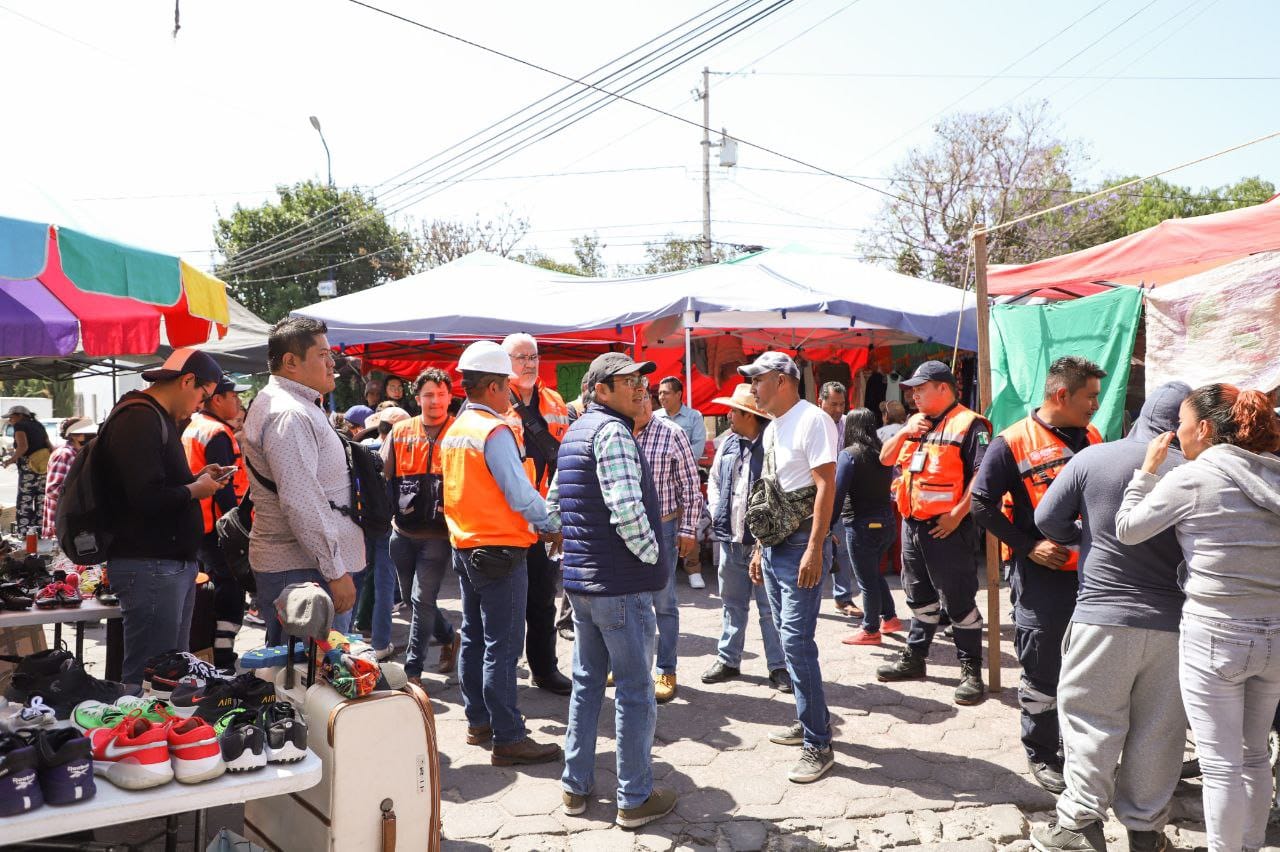 Supervisión tianguis de Lázaro Cárdenas