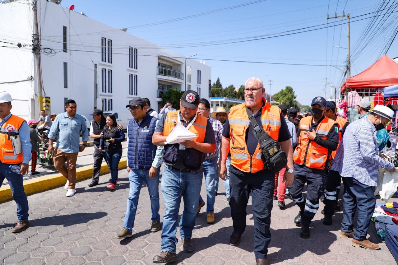 Supervisión tianguis de Lázaro Cárdenas