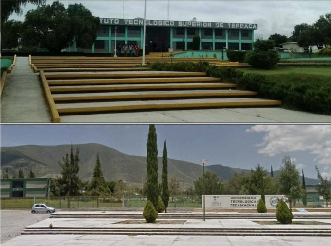 Universidad de Tecamachalco y el Tecnológico de Tepeaca