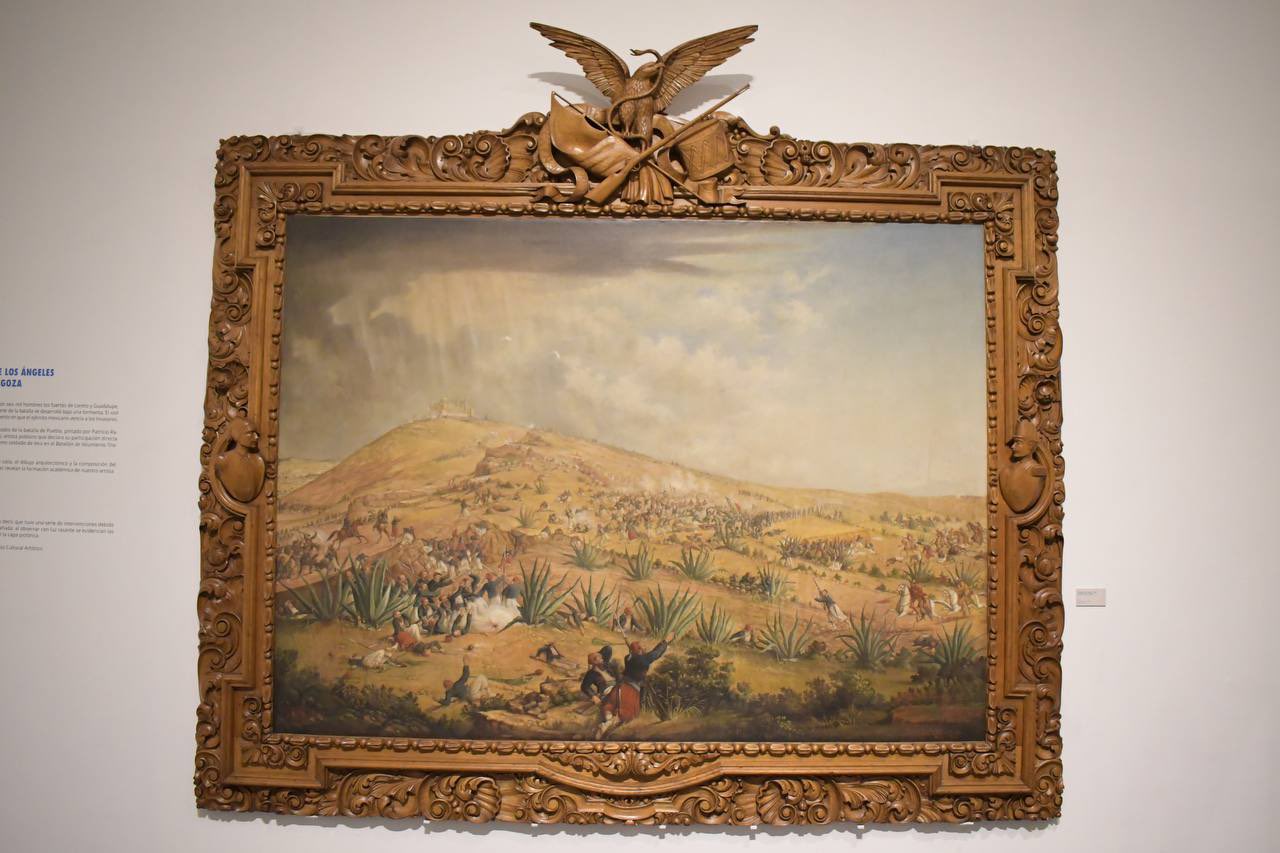 pintura “Batalla de Puebla”