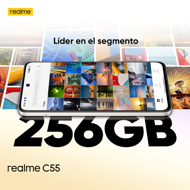 Móvil Realme C55 256GB + 8GB RAM - Negro