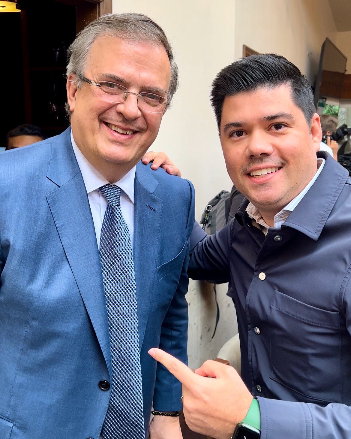 Jaime Natale y Marcelo Ebrard 