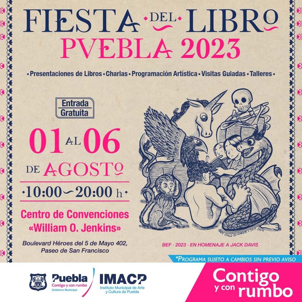 Regresa la “Fiesta del Libro” a Puebla Capital 