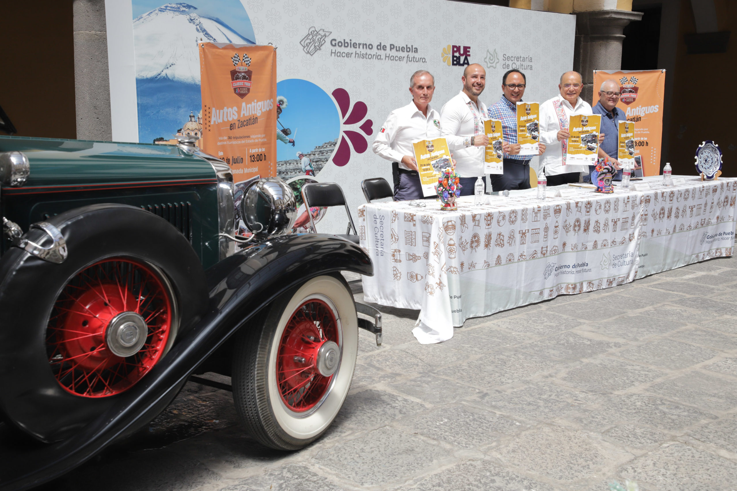 Presentación de la novena edición del Classic Tour en Zacatlán