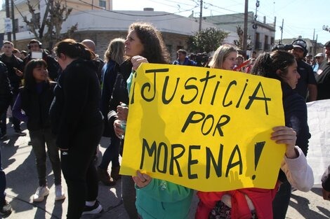 Protestas en Argentina por muerte de Morena