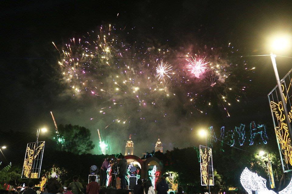 Encabeza Edmundo Tlatehui el grito de Independencia en San Andrés Cholula 