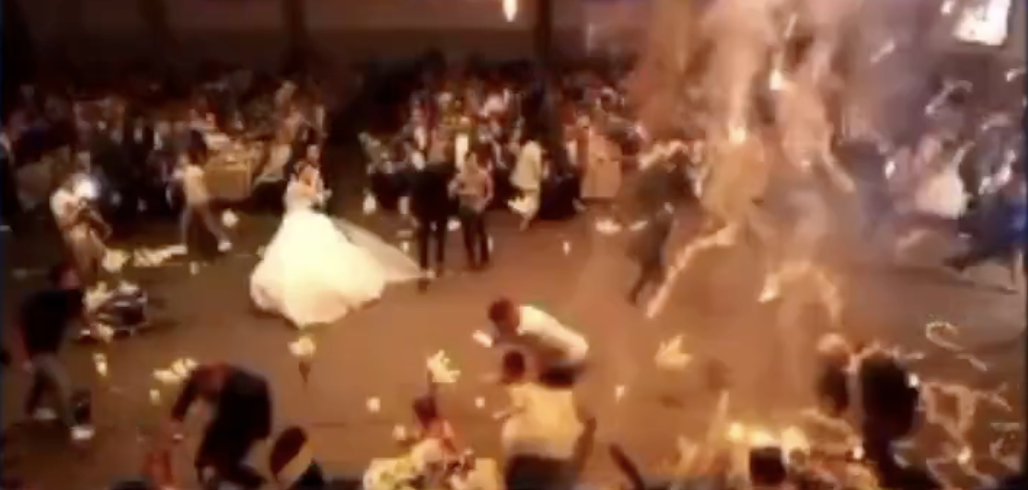 Incendio de una boda en Irak