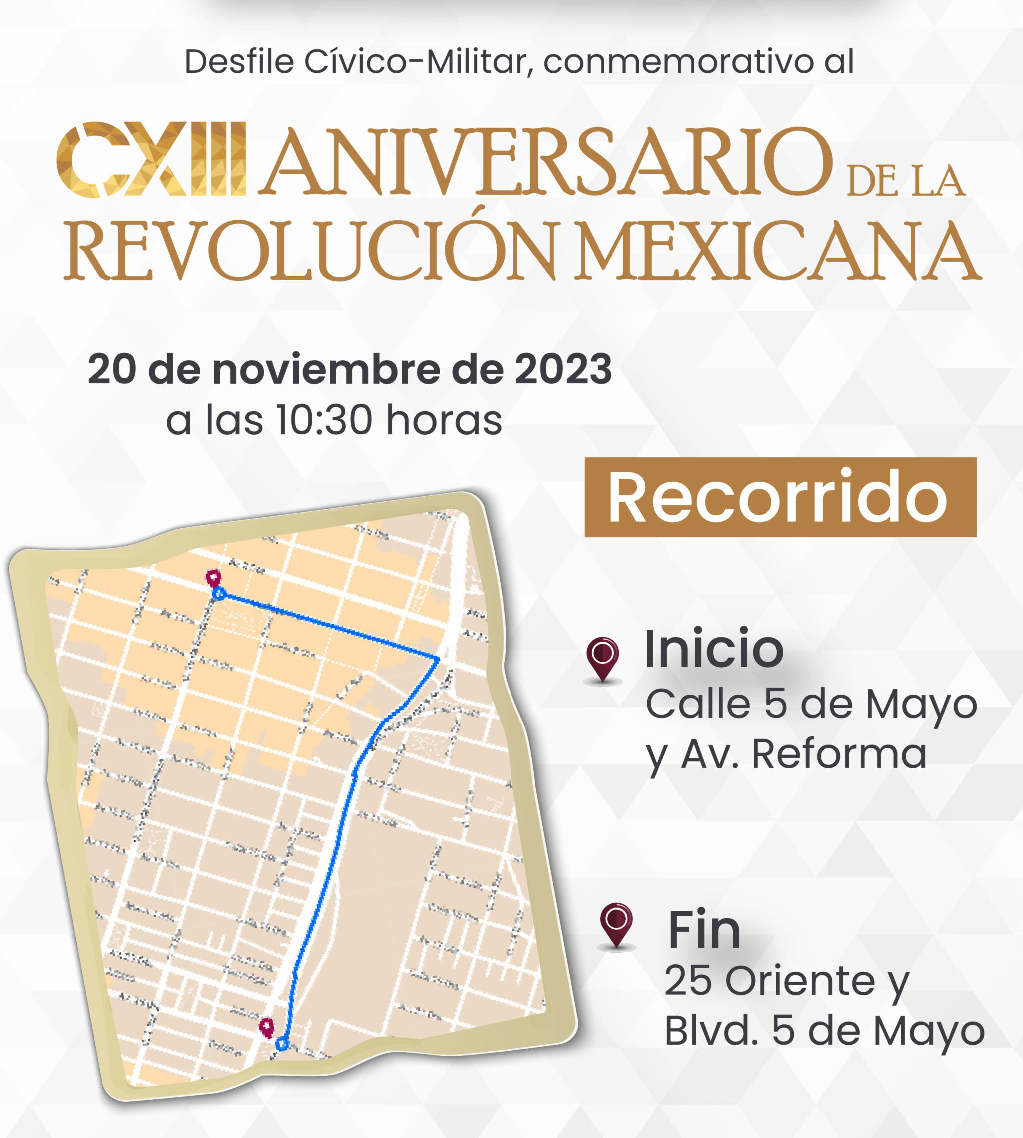 Desfile Revolución Méxicana