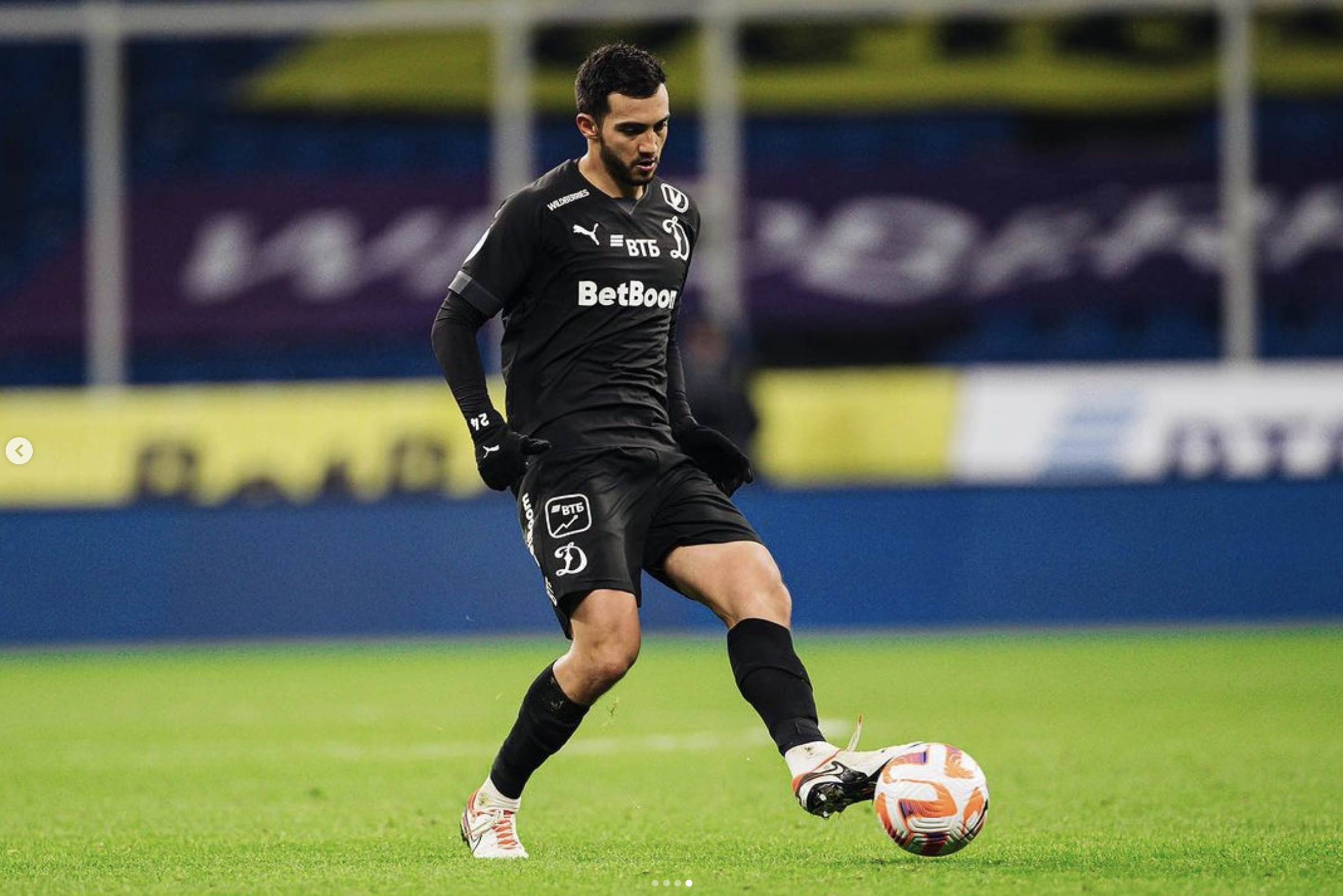 Luis Chávez da su primera anotación en el Dinamo de Moscú