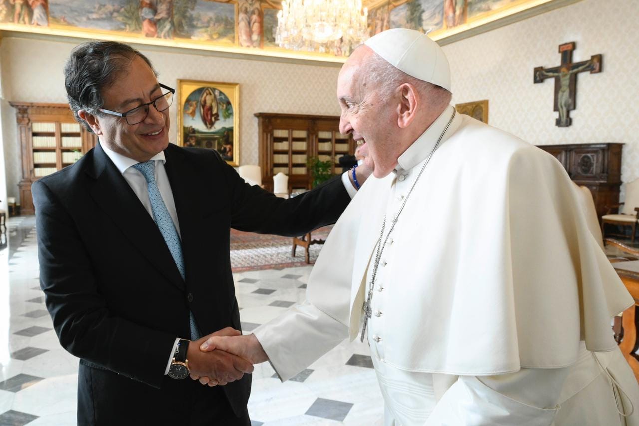 Reunión entre el papa Francisco y Gustavo Petro