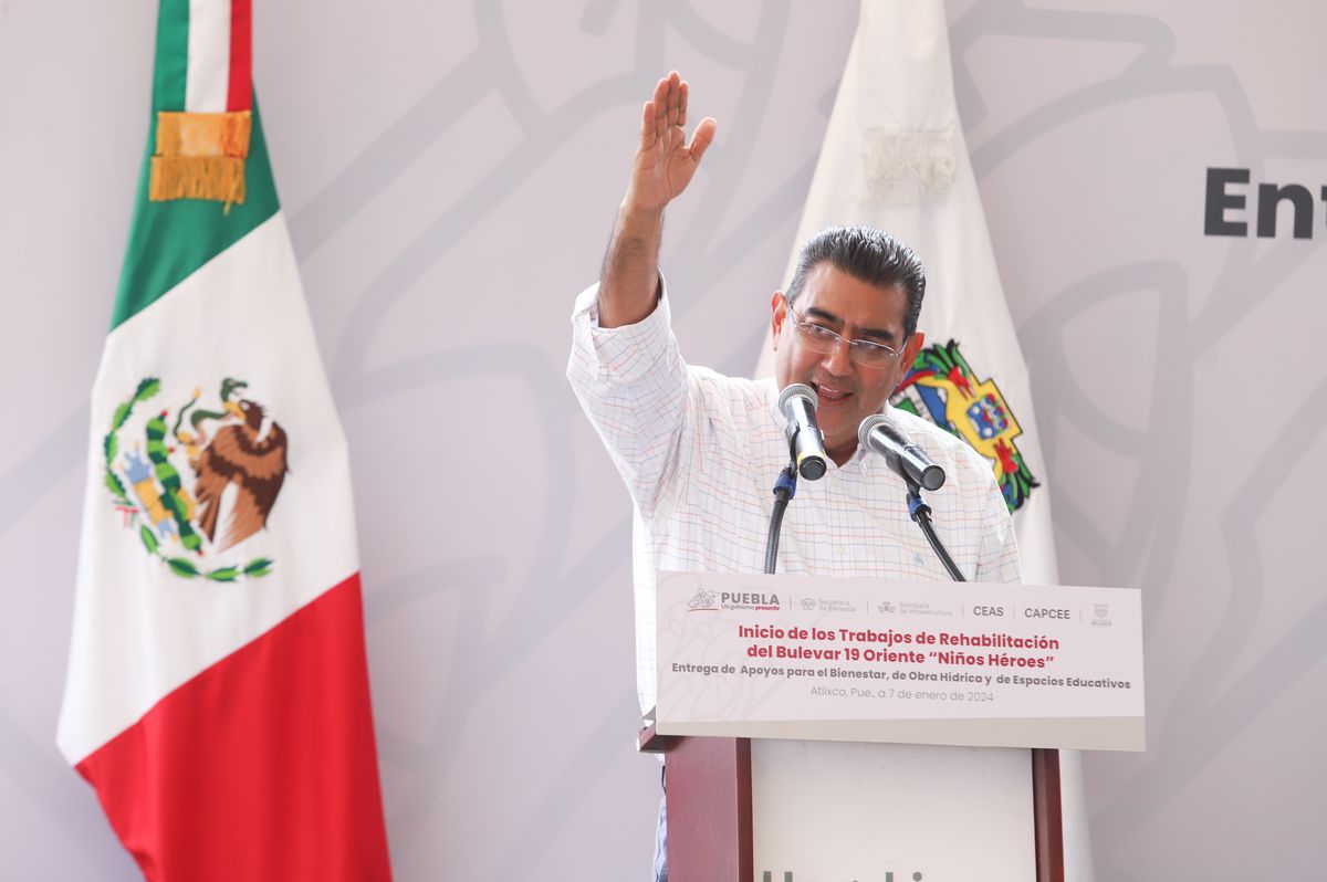 Sergio Salomón Céspedes Peregrina, gobernador del estado de Puebla. Foto: Especial