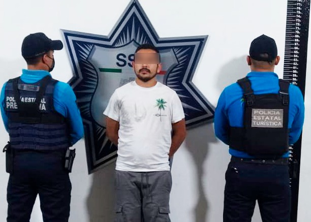 Detiene SSP a hombre por robo de un teléfono