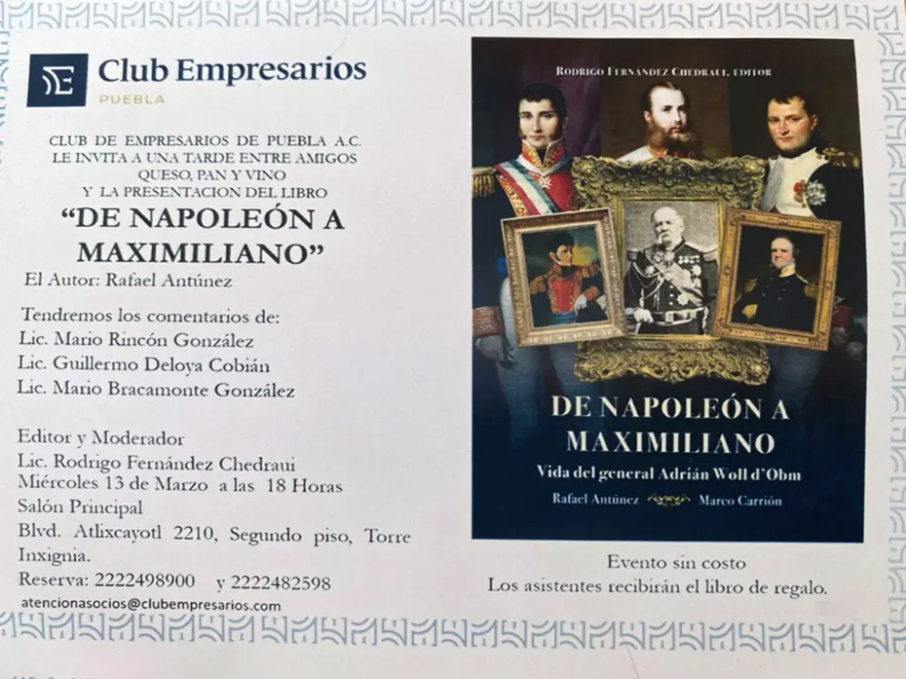 presentacion-libro-de-napoleon-a-maximiliano-club-empresarios