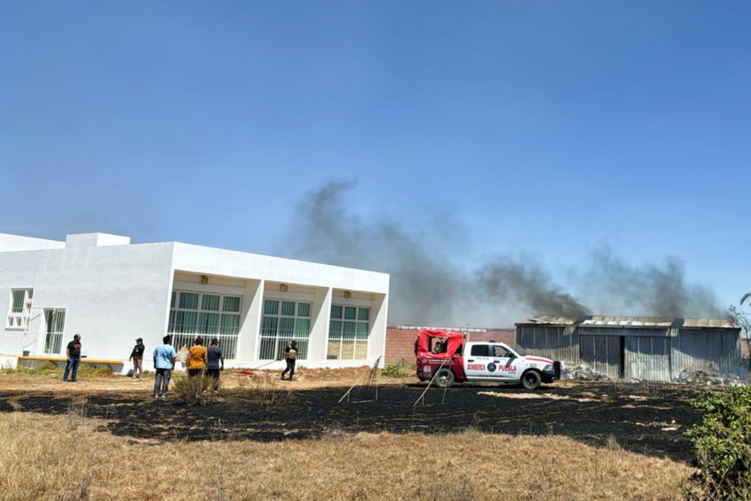 Éxito en la gestión de incendio en inmediaciones del Hospital General de Tepeaca: Salud