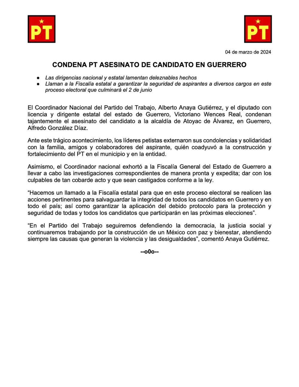 pt-condena-asesinato-alfredo-gonzalez-diaz