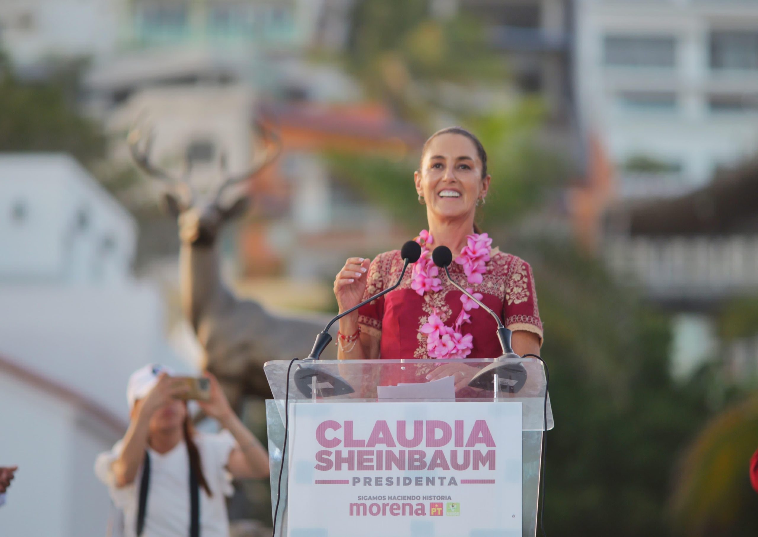 Claudia Sheinbaum en Mazatlán