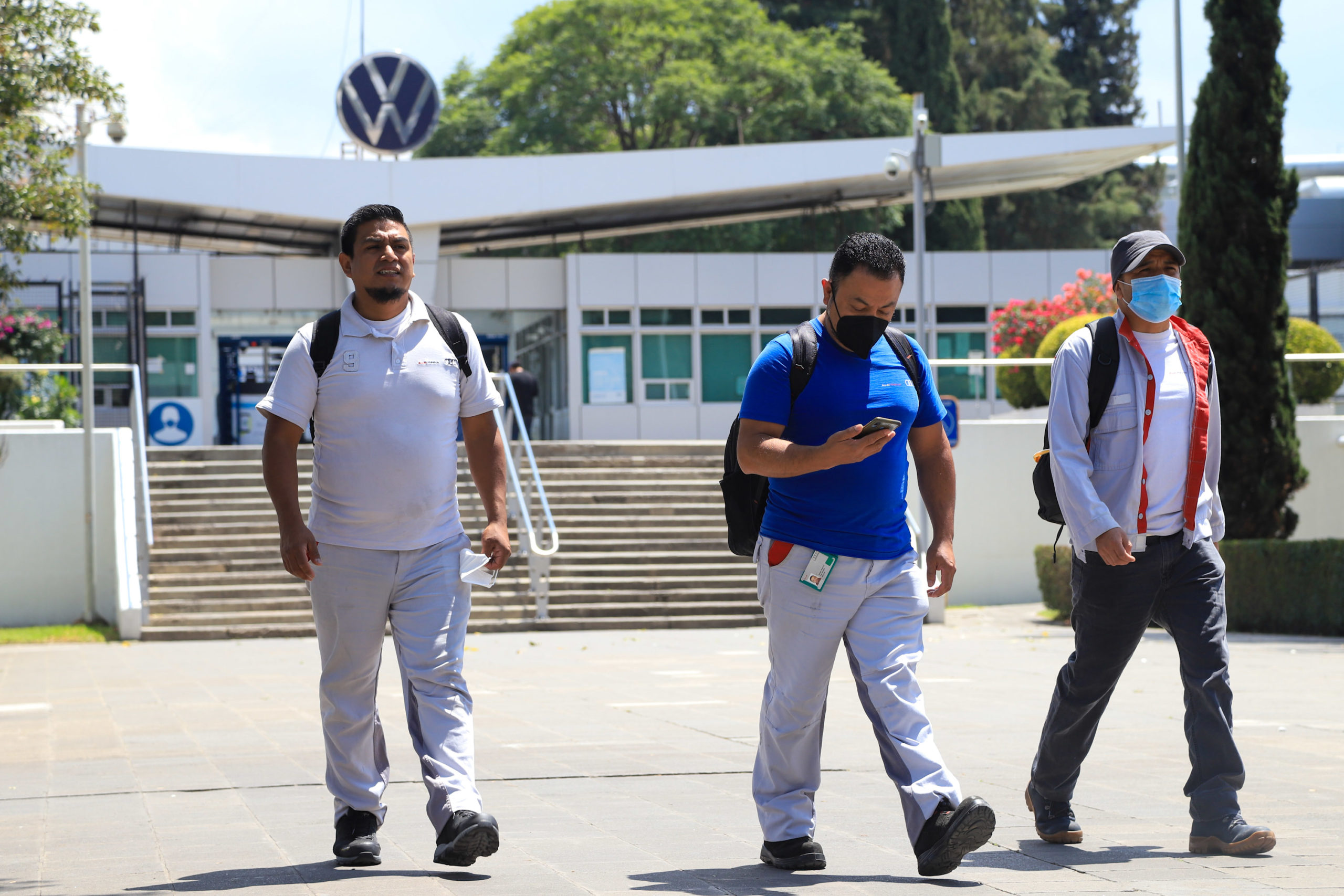 Trabajadores sindicalizados de VW