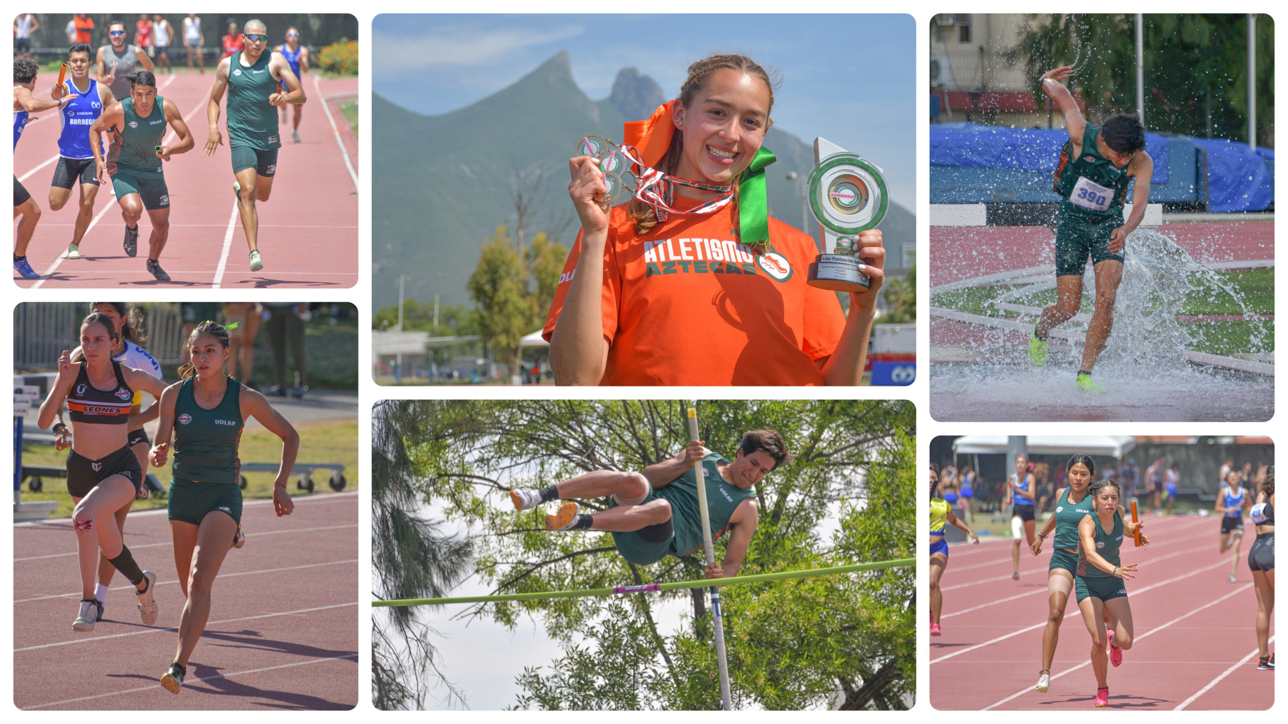 Equipo de atletismo UDLAP bicampeones nacionales CONADEIP 2024