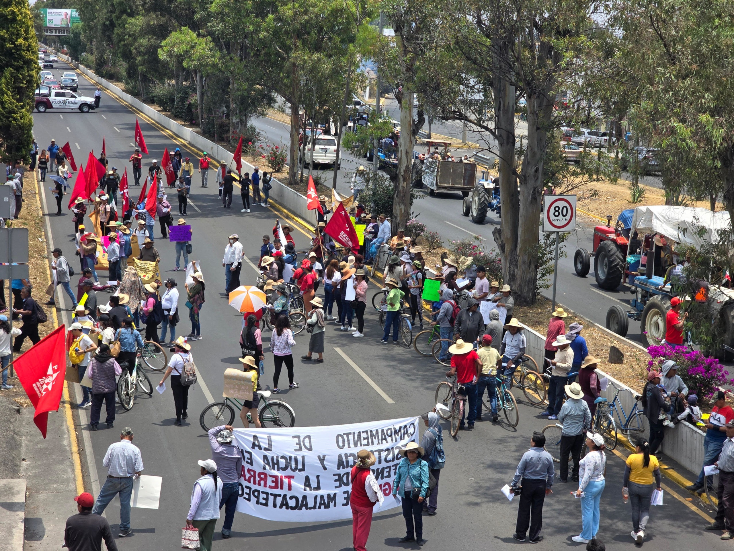 Protesta relleno sanitario de Calpan