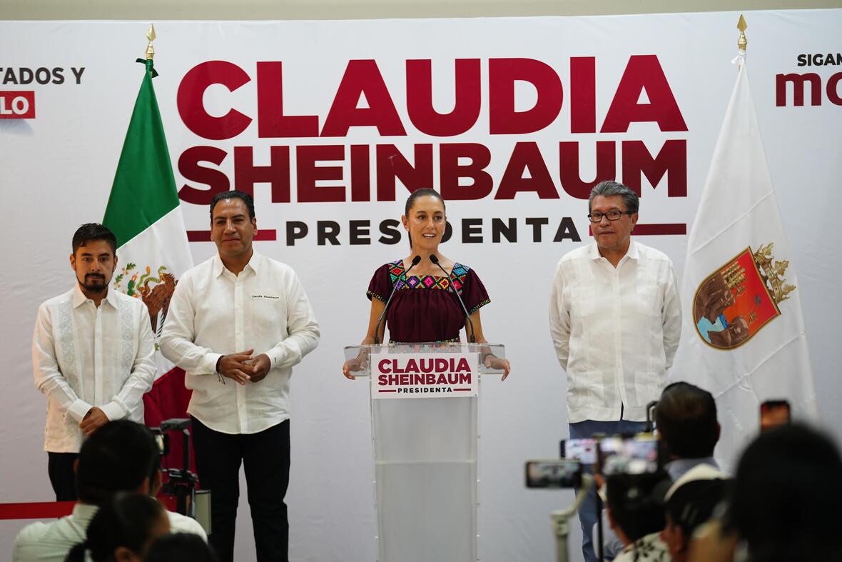 Sheinbaum asegura que con la llegada del Tren Interoceánico a Chiapas, la frontera sur tendrá gran potencial de desarrollo