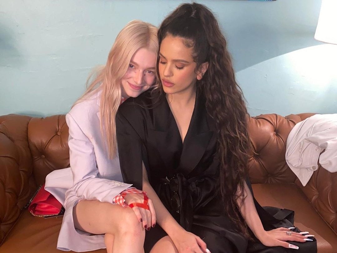 Revelan romance entre Hunter Schafer y Rosalía en 2019