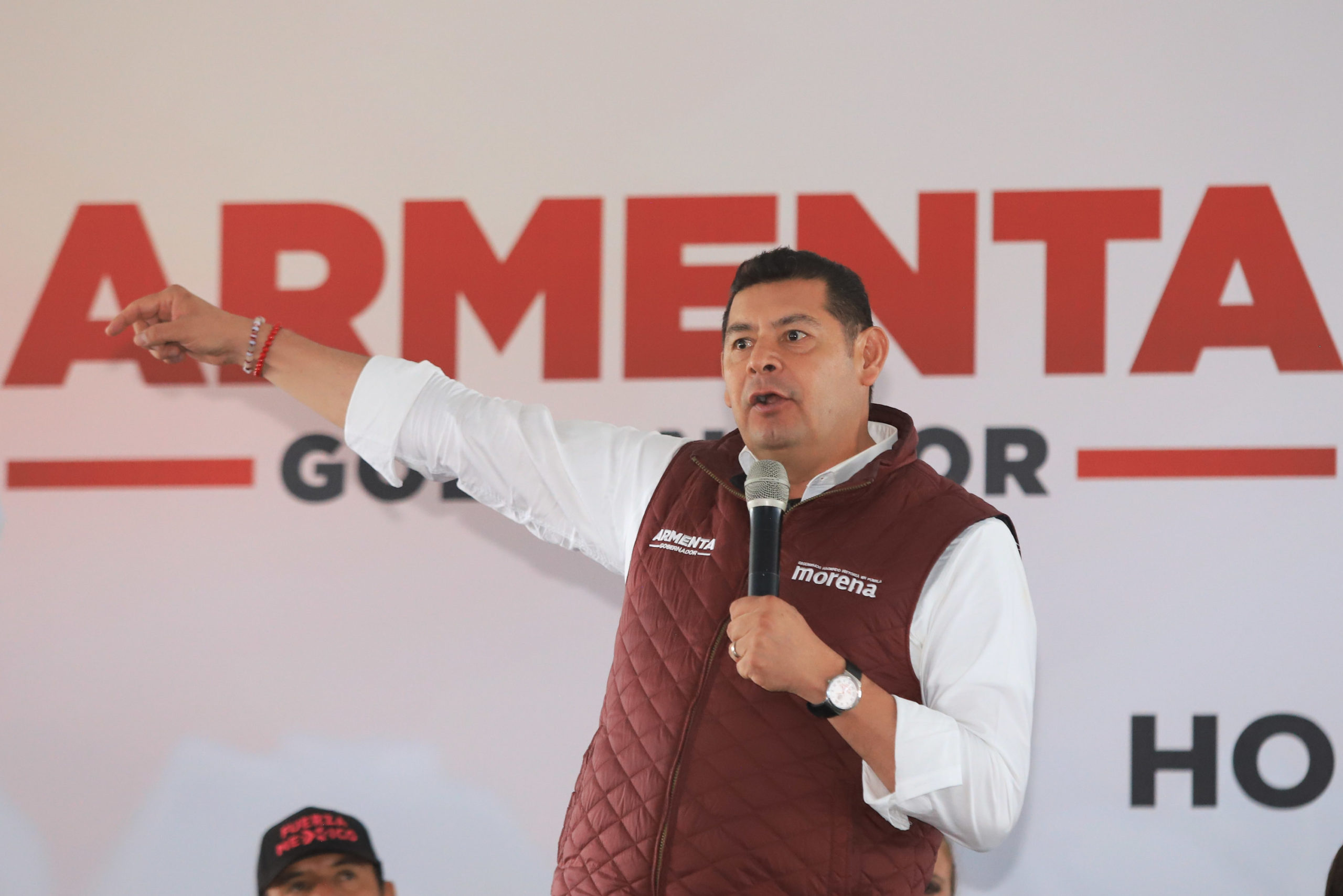 Alejandro Armenta lidera encuesta con 53.3% en preferencia electoral de Puebla