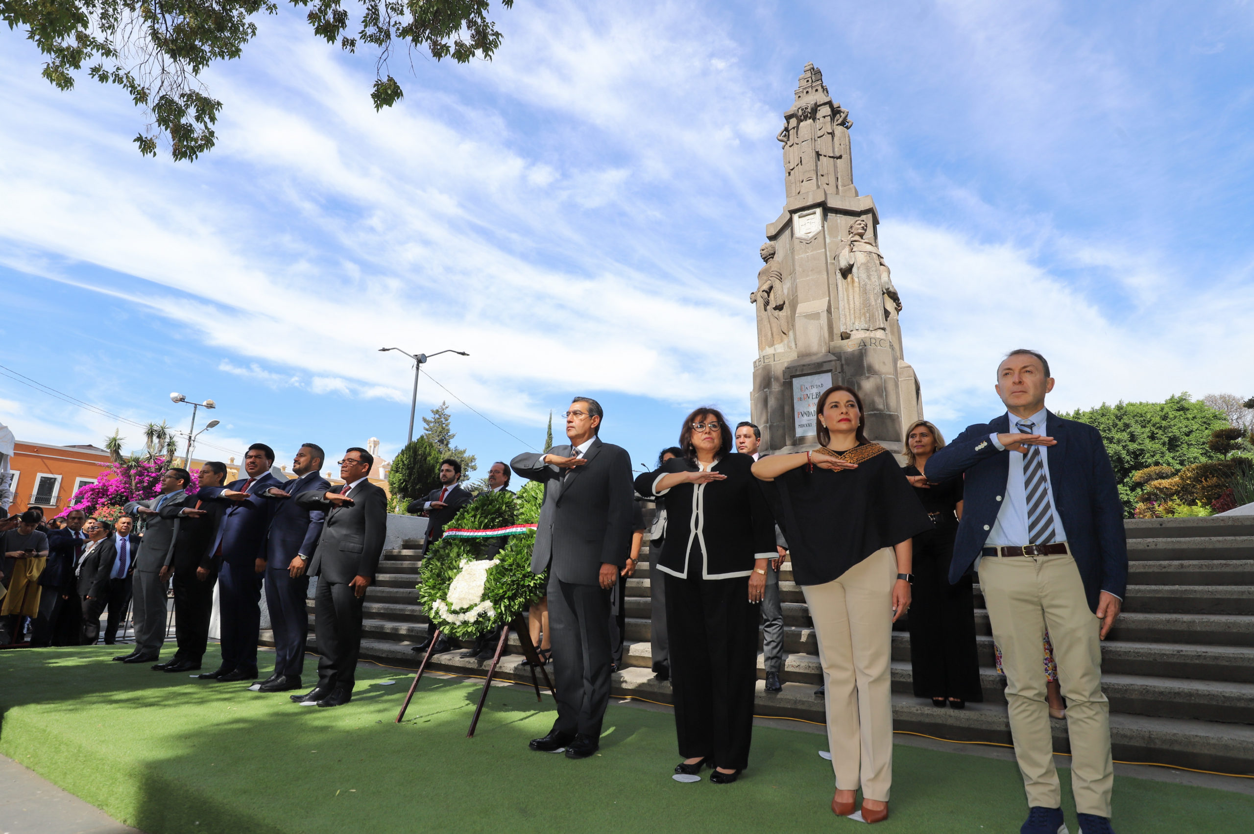 Conmemora gobierno estatal 493 aniversario de la fundación de Puebla