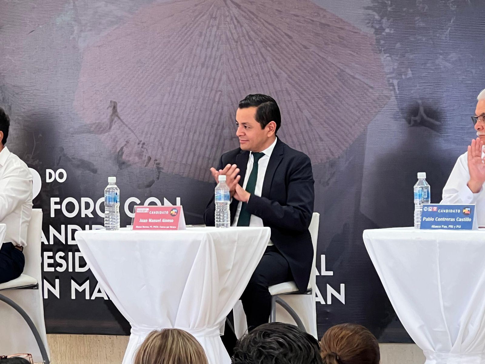 Juan Manuel Alonso, el candidato con las mejores propuestas en el foro "Candidatos a presidentes municipales"