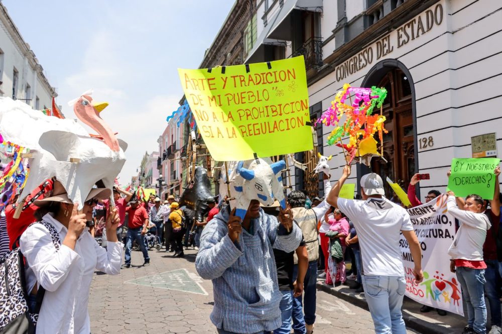 pirotecnia-manif-congreso-pue