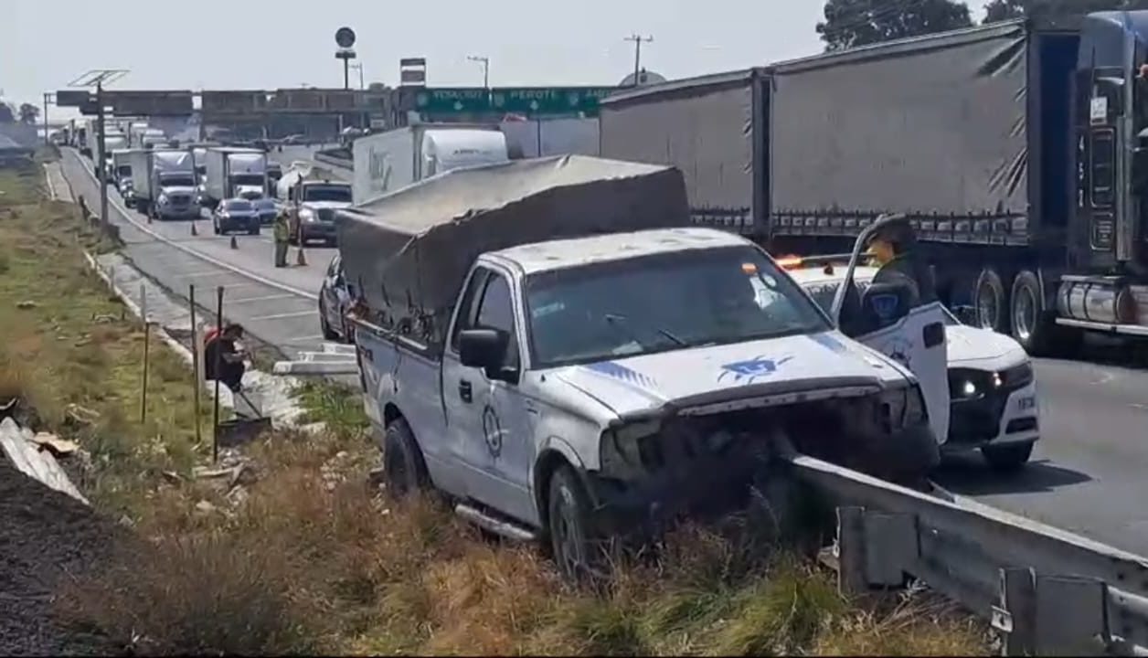 Choque en la Autopista México-Puebla deja como saldo una persona muerta