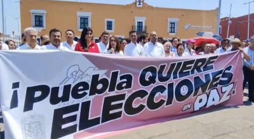 Alianza Mejor Rumbo para Puebla entrega solicitud de seguridad a Gobierno del Estado
