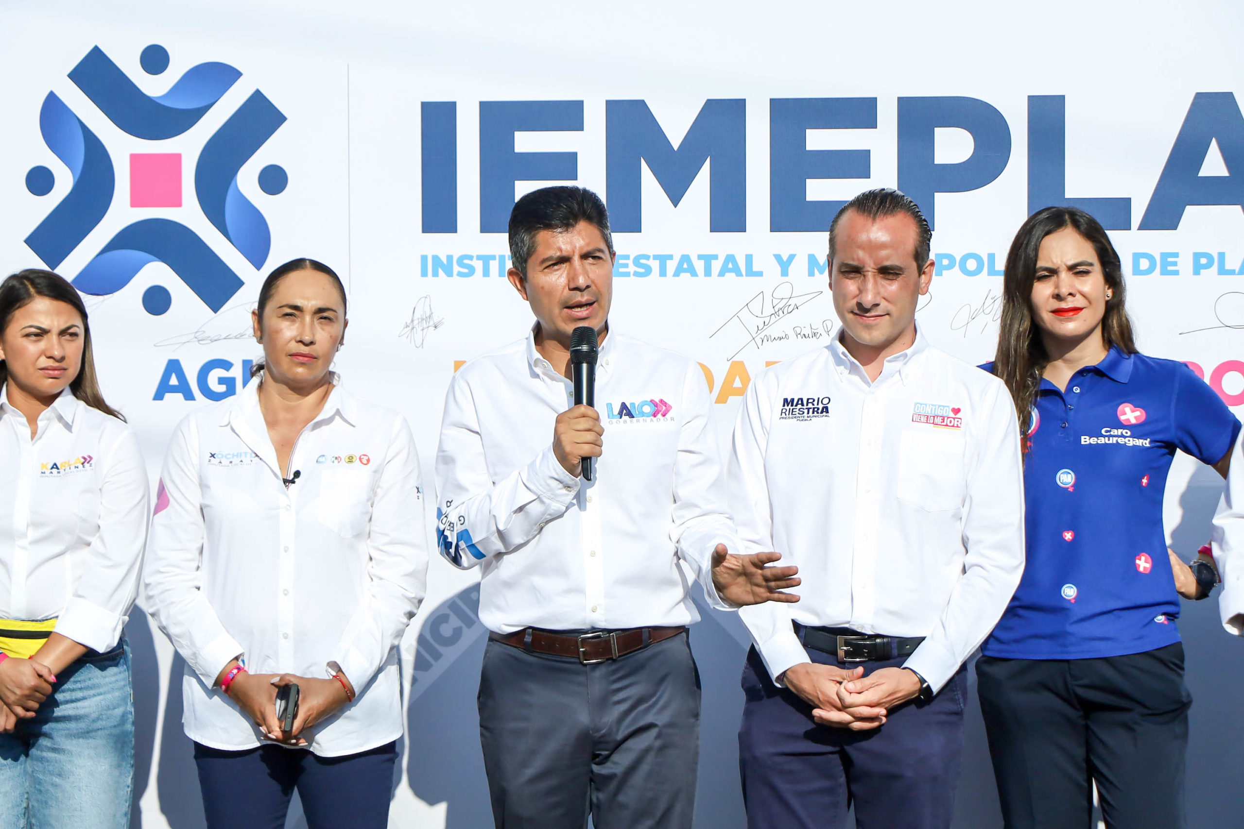 Presenta Eduardo Rivera estrategia para mejora de la zona metropolitana de Puebla