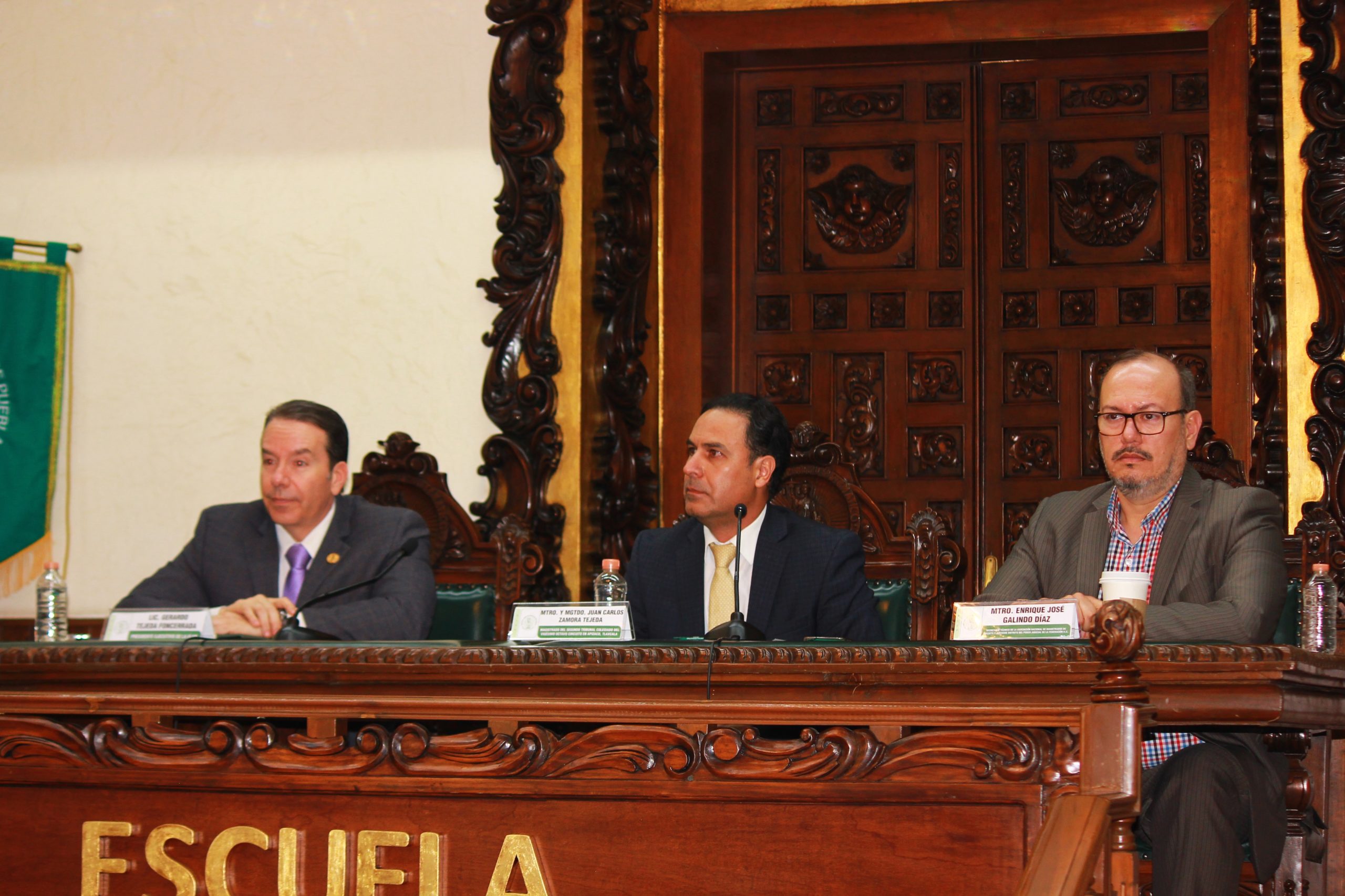 Imparte el Magistrado Juan Carlos Zamora Tejeda la conferencia "Conociendo El Poder Judicial de la Federación."
