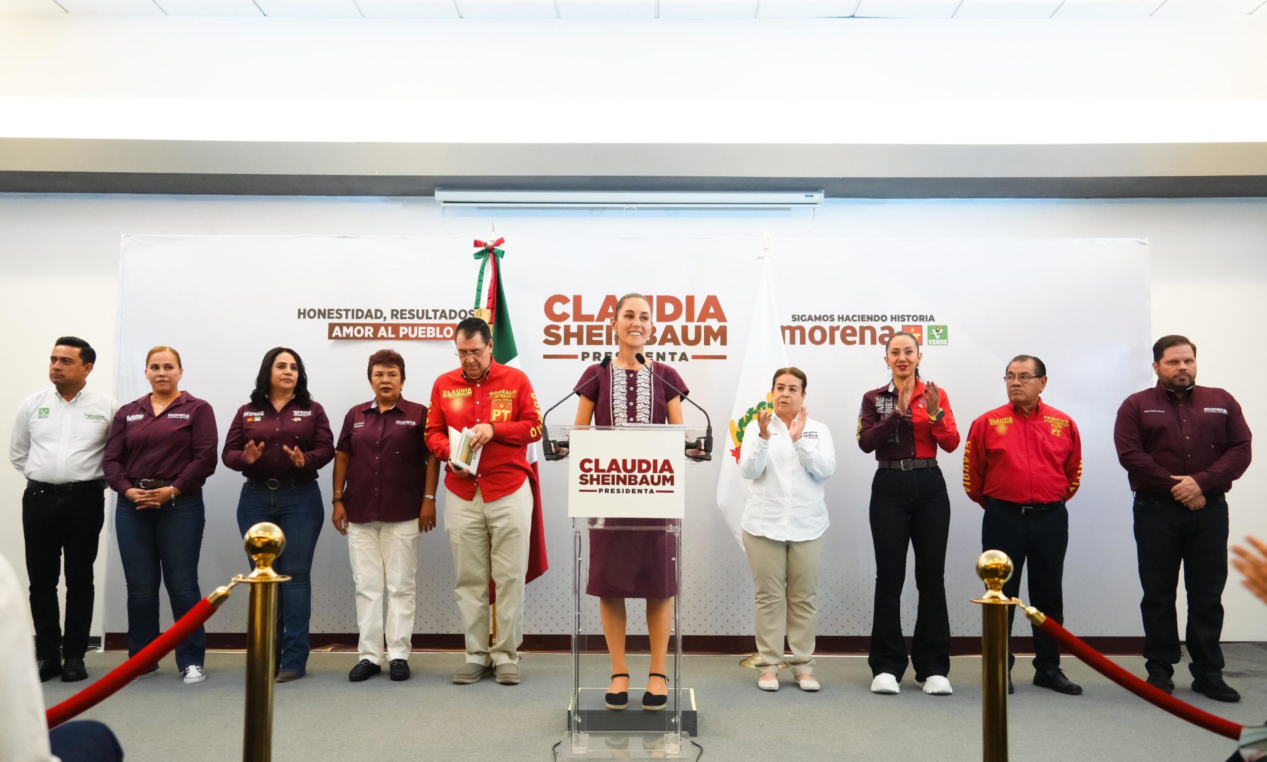 Claudia Sheinbaum en Durango