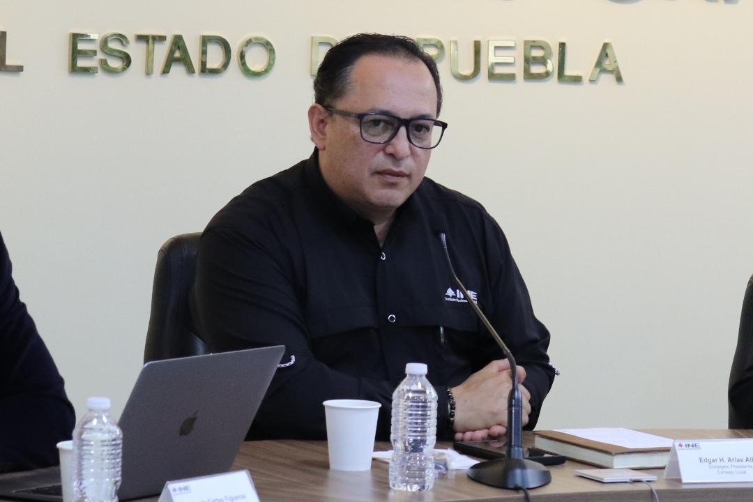 Edgar Humberto Arias Alba, presidente del Consejo Local del INE